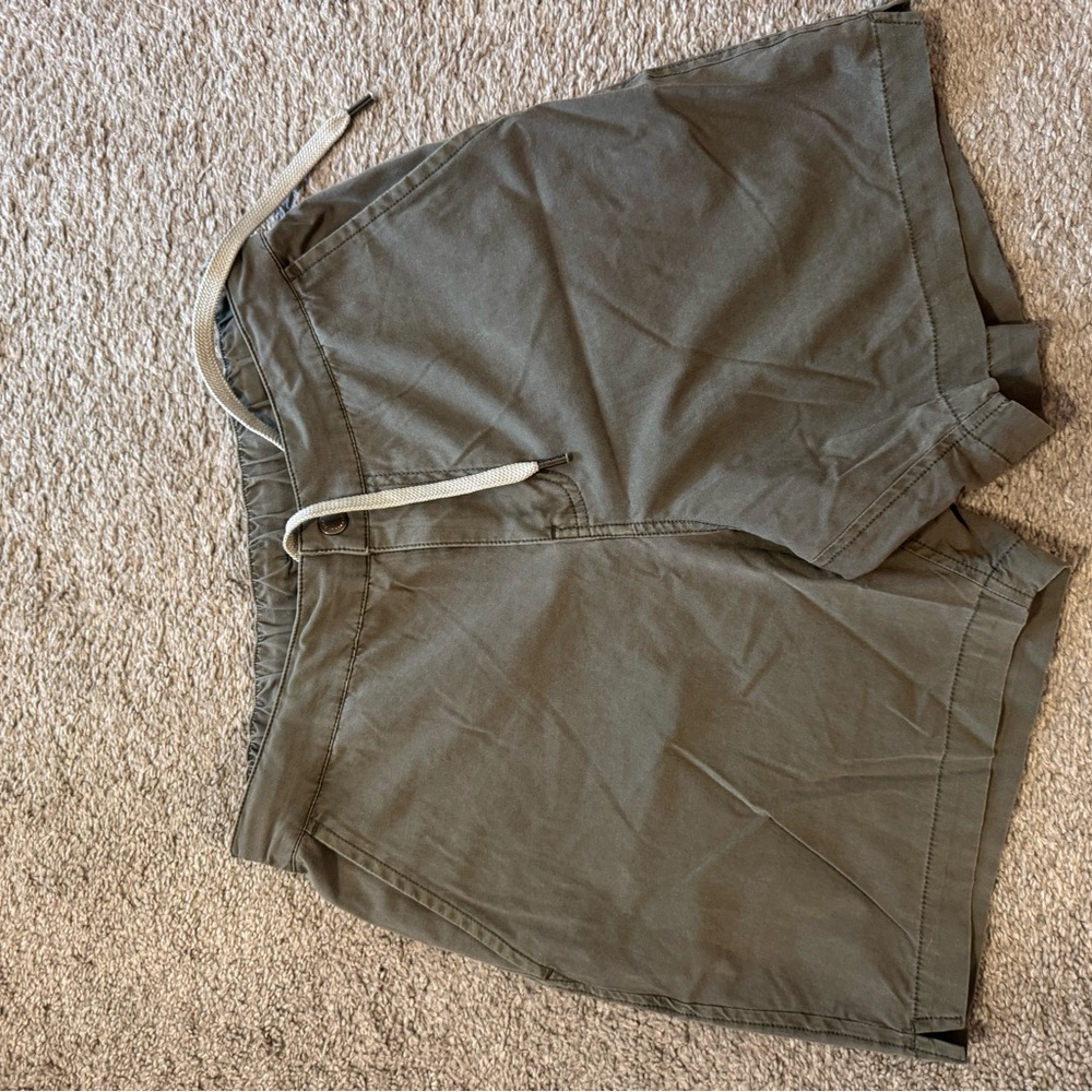 Buck Mason Men's Athletic Olive Shorts